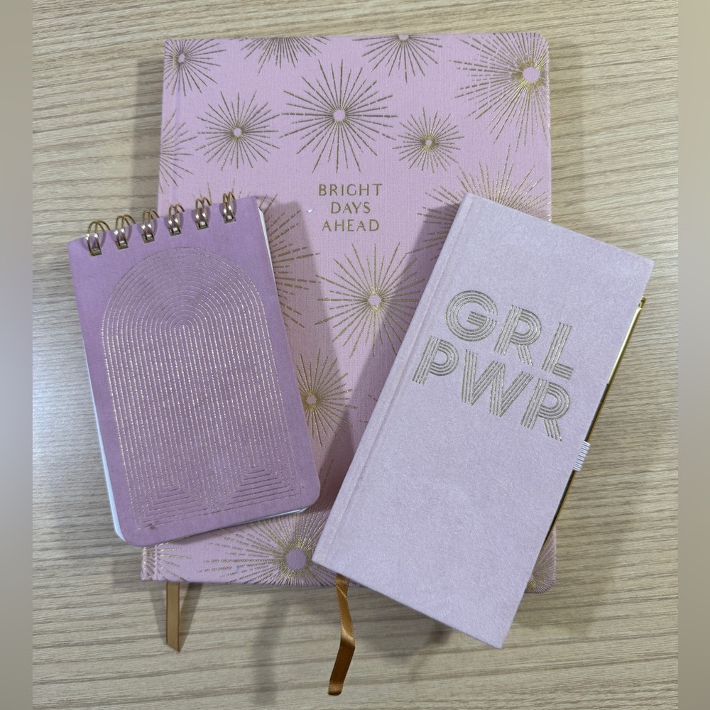 Blush and Gold Journals & notepad
